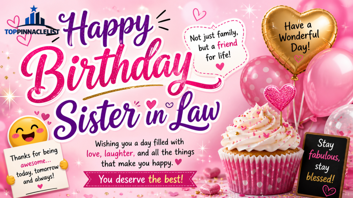 happy birthday sister in law
